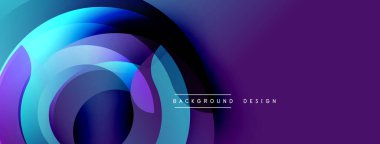 Soyut akış katmanları, mavi mor renkler. Modern tasarım öğesi, dinamik kompozisyon. Gradyan etkisi derinlik ve görsel ilgi yaratır..