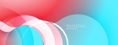 Soyut akışkan şekiller, canlı renkler, değişken arkaplan. Dijital projeler için modern tasarım öğesi. Düz eğriler dinamik görsel oluşturur.