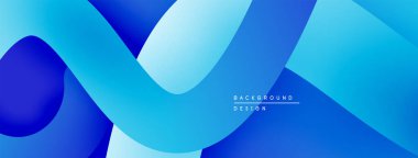 Soyut mavi katmanlar dinamik bileşim yaratır. Yumuşak eğimler derinliği, modern estetiği akla getiriyor. Minimalist tasarım, temiz görüntüler.