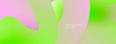 Soyut sıvı şekilleri pembe, yeşil, beyaz renkleri harmanlıyor. Yumuşak gradyanlar modern arkaplan tasarımı yaratır. Minimalist estetik.