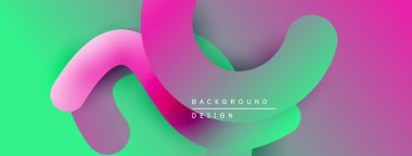 Soyut sıvı şekiller, canlı renklerin karışımı. Modern tasarım, pürüzsüz eğimler dinamik kompozisyon yaratır. Arkaplan enerji ve hareket önerir.