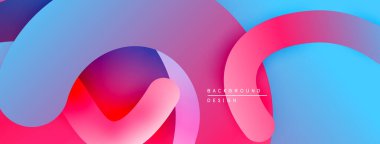 Soyut sıvı şekiller, canlı renklerin karışımı. Modern tasarım, pürüzsüz eğimler dinamik kompozisyon yaratır. Arkaplan dokusu katmanlı görünüyor.