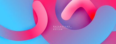 Soyut akışkan kurdeleler, canlı renklerin karışımı. Modern tasarım, pürüzsüz gradyanlar dinamik görsel efekt yaratır. Arkaplan özellikleri metin ögesi.