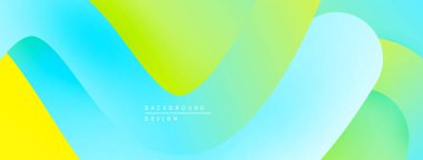 Soyut sıvı şekilleri canlı renkleri harmanlar. Pürüzsüz gradyanlar dinamik, modern arka plan tasarımı yaratır. Hafif, havadar.