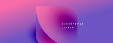 Soyut eğim arkaplanı. Mor, pembe renkler düzgün bir şekilde harmanlanır. Metin elementli minimalist tasarım. Modern estetik, temiz kompozisyon.