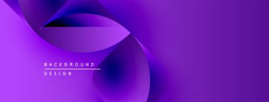 Soyut mor arkaplan. Düz eğriler, dinamik görsel akış yaratır. Modern tasarım öğeleri zarafet ve derinlik önerir.
