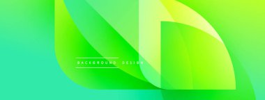 Soyut yeşil eğimli arkaplan. Üst üste binen katmanlar dinamik görsel efekt yaratır. Metin arka plan tasarımı okur. Basit, modern estetik..