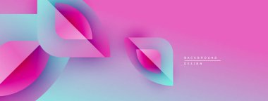 Soyut pembe, mavi renkler akışkan şekiller yaratır. Modern tasarım, canlı renkler, pürüzsüz geçişler, uygun arkaplan ögesi.