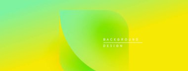 Soyut eğim arkaplanı. Yumuşak sarı, yeşil renkler düzgün bir şekilde harmanlanır. Metin elementli minimalist tasarım. Basit, modern estetik..