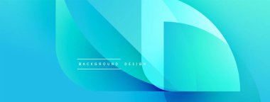 Soyut mavi katmanlar dinamik bir değişim etkisi yaratır. Modern tasarım hareket, derinlik ve görsel ilgi gösteriyor. Minimalist stil.