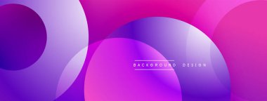 Soyut sıvı şekilleri, canlı pembeler, morlar dinamik bir zemin oluşturur. Modern tasarım elementleri enerji, akış önerir.