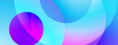 Soyut arkaplan özellikleri üst üste biniyor. Renkler maviden mora kayar ve dinamik görsel efekt yaratır. Modern tasarım ögesi.