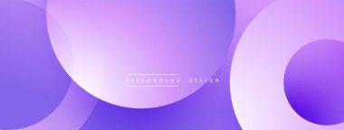 Soyut mor arkaplan, üst üste binen daireler, gradyanlar. Metin arkaplan dizaynı odaklı minimalist tasarım. Yumuşak geçişler modern estetik yaratıyor.