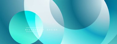 Soyut sıvı şekilleri, turkuaz renkler, beyaz örtüler. Modern tasarım elementleri, pürüzsüz eğimler dinamik bileşimler oluşturur. Minimalist estetik.