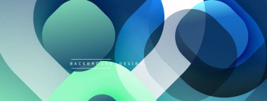 Soyut sıvı şekilleri üst üste binerek dinamik mavi, deniz mavisi renkleri yaratır. Arkaplan ve sunumlar için modern tasarım ögesi.