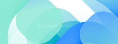 Soyut sıvı şekiller, turkuaz, mavi renkler. Modern tasarım, gradyan etkisi, hafif ışıklandırma. Minimalist kompozisyon, temiz estetik.