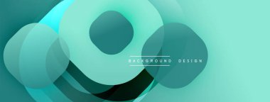 Soyut geometrik şekiller çakışıyor, akışkan deniz mavisi eğimleri yaratıyor. Modern tasarım, hareket, derinlik ve entelektüelliği çağrıştırıyor. Minimalist estetik.