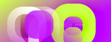 Soyut renkli katmanlar dinamik bileşim yaratır. Gradyan renkler harmanlanarak modern görsel deneyimi oluşturur. Pürüzsüz şekiller üst üste biniyor..