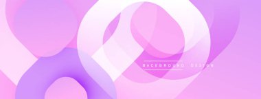 Soyut pembe gradyanlar akışkan şekiller yaratır. Yumuşak kıvrımlar örtüşüyor, dinamik görsel doku oluşturuyor. Arka planlar için modern tasarım ögesi.