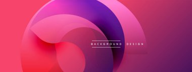 Soyut sıvı şekilleri, canlı pembeler, morlar dinamik bir zemin oluşturur. Modern tasarım elementleri enerji, hareket.