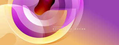 Soyut çiçek tasarımı. Mor, turuncu renkler düzgün bir şekilde harmanlanır. Modern arka plan sunumlar, afişler ve web siteleri için mükemmel. Zarif eğriler dinamik bileşim oluşturur.