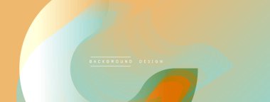 Soyut sıvı şekiller, yumuşak renkler karışımı. Minimalist tasarım, modern estetik. Arkaplan yumuşak eğilimli, sıcak tonlarda baskın..