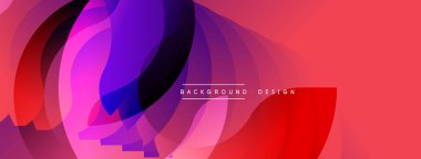 Soyut akışkan şekiller, canlı renklerin karışımı. Dinamik bileşim modern görsel etki yaratır. Arkaplan tasarımı ögesi.