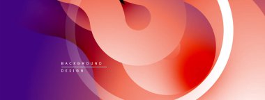 Soyut sıvı şekilleri, canlı gradyanlar. Turuncu, kırmızı, mor renkler kusursuz bir şekilde harmanlanır. Arka planlar için modern tasarım ögesi.
