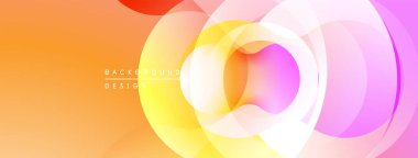 Soyut renkli katmanlar dinamik görsel efekt yaratır. Renkler karışıyor, yumuşak dairesel şekiller oluşturuyor. Modern tasarım ögesi.