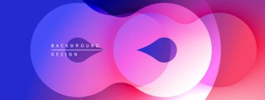 Soyut akışkan şekiller, canlı mor renkler, modern tasarım. Gradyan karışımları dinamik görsel efekt yaratır. Minimalist kompozisyon.