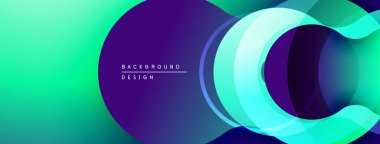 Soyut eğim arkaplanı. Canlı turkuaz, mor renkler pürüzsüz bir şekilde harmanlanmış. Dijital projeler için modern tasarım ögesi.