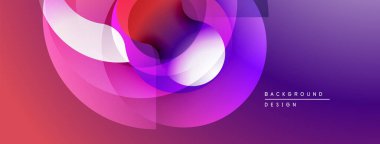 Soyut akışkan şekiller, canlı renklerin karışımı. Modern tasarım, gradyan etki dinamik görsel etki yaratır. Mor, pembe renkler egemen.