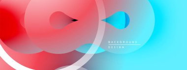 Soyut sıvı şekiller, canlı renklerin karışımı. Kırmızı maviye geçişler, dinamik görsel efekt yaratır. Modern tasarım ögesi.