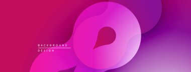 Soyut eğim arkaplanı. Üst üste binen şekiller modern görsel efektler yaratır. Pembe, mor renkler kompozisyona hakim. Minimalist tasarım.
