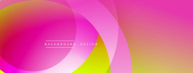 Soyut arkaplan özellikleri üst üste biniyor. Canlı pembeler, sarılar dinamik görsel efektler yaratır. Modern tasarım elemanları.