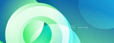 Soyut akışkan şekiller, canlı mavimsi gradyanlar. Modern tasarım elementleri dinamik görsel deneyimler yaratır. Yumuşak geçişler, katmanlı biçimler.