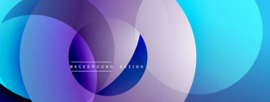 Soyut arkaplan özellikleri üst üste biniyor. Mavi, mor renkler dinamik görsel efekt yaratır. Projeler için modern tasarım ögesi.