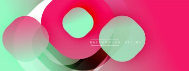 Soyut sıvı şekiller, canlı renklerin karışımı. Modern tasarım elementleri dinamik bileşim yaratır. Gradyan efektler görsel cazibeyi artırır.