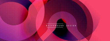 Soyut sıvı şekilleri örtüşür, canlı pembeler ve morlar yaratır. Arka planlar ve sunumlar için modern tasarım öğesi. Düzen eğimleri kompozisyona hakim.