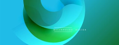 Soyut akışkan şekiller, canlı mavimsi gradyanlar. Arka planlar, afişler, sunumlar için modern tasarım unsuru. Düz eğriler dinamik görsel efekt yaratır.