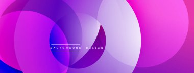 Soyut renkli katmanlar dinamik görsel efekt yaratır. Gradyan gölgeler harmanlanarak modern arkaplan tasarımı oluşturur. Pürüzsüz şekiller örtüşür.