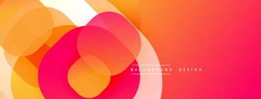 Soyut enerji çemberleri örtüşüyor ve sıcak renk değişimleri yaratıyor. Kırmızı, turuncu, sarı renkler tasarımda baskın. Mevcut en küçük metin.