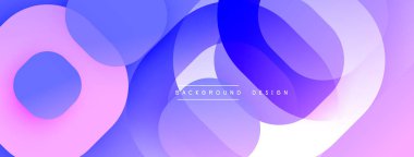 Soyut sıvı şekiller, canlı mor, mavi renkler. Modern tasarım, pürüzsüz gradyanlar dinamik görsel efekt yaratır. Arkaplan ögesi.