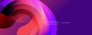 Soyut akışkan şekiller, canlı renklerin karışımı. Mor, kırmızı, beyaz dinamik arkaplan tasarımı yaratır. Modern estetik.
