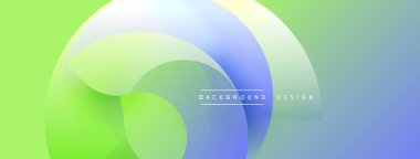 Soyut sıvı şekilleri örtüşür, canlı gradyanlar yaratır. Yumuşak renkler harmanlanarak modern arkaplan tasarımı oluşturur. Minimalist estetik.