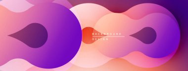 Soyut şekiller örtüşür, canlı bir değişim etkisi yaratır. Yumuşak renkler harmanlanarak modern arkaplan tasarımı oluşturur. Minimalist estetik.