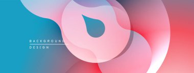 Soyut sıvı şekiller, canlı renklerin karışımı. Modern tasarım, pürüzsüz eğimler dinamik kompozisyon yaratır. Yumuşak kıvrımlar, katmanlı etki.