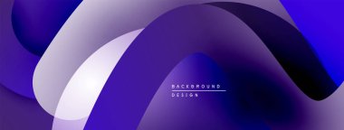 Soyut mor tasarım akışkan şekiller, gradyanlar içerir. Modern estetik, arka planlar ve sunumlar için uygun. Minimalist stil.