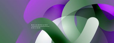 Soyut eğimler, üst üste binen daireler modern tasarım yaratır. Yumuşak renkler karışımı, dinamik görsel kompozisyon oluşturur.