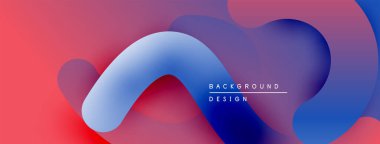 Soyut sıvı şekiller, canlı renklerin karışımı. Modern tasarım, pürüzsüz eğimler dinamik kompozisyon yaratır. Çeşitli projeler için uygun arkaplan.
